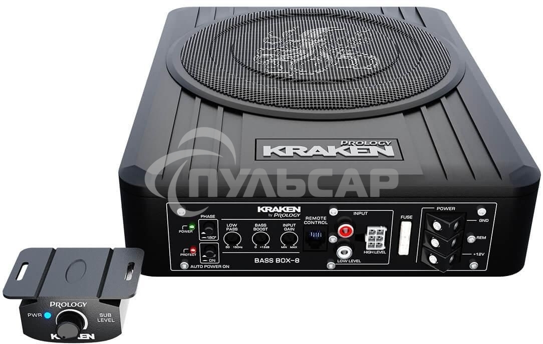 Сабвуфер автомобильный Prology Box-8 100Вт активный (20см/8