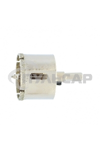 Сверло по керамической плитке и стеклу, 40 х 55 мм, 6 гр.хв-к, с центр. сверлом Сибртех