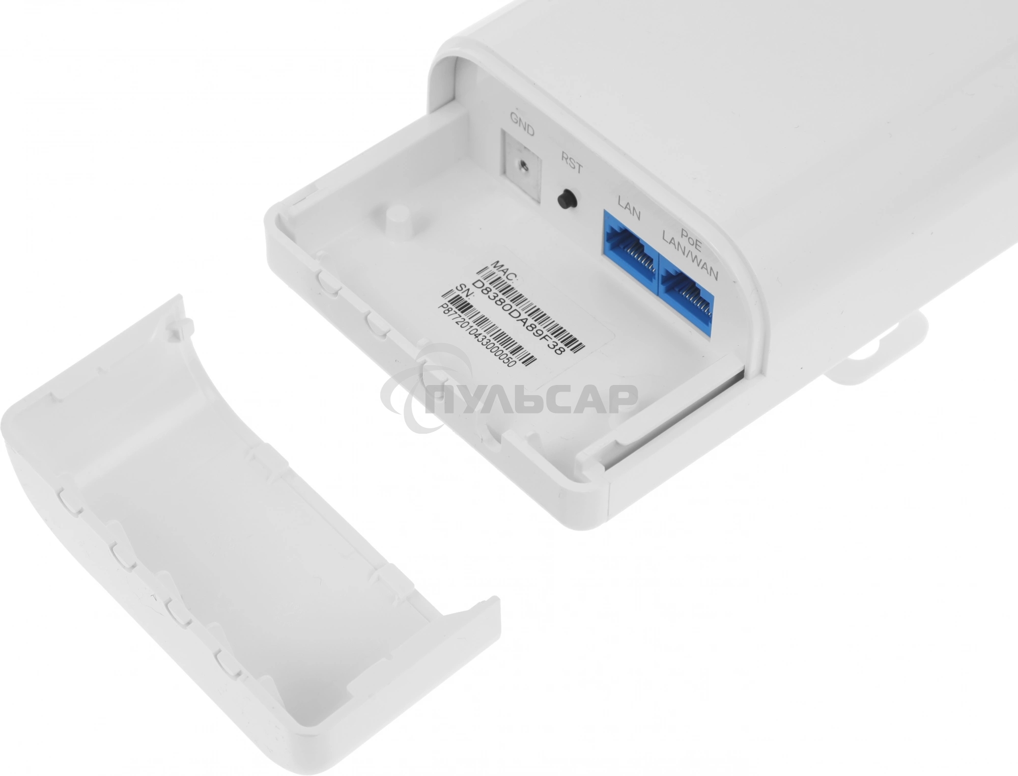 Наружная точка доступа IP-COM CPE9, 2,4 ГГц, до 150 Мбит/с, IP64, 1х12dbi, PoE, 2х100 Мбит/с, молниезащита 6000В