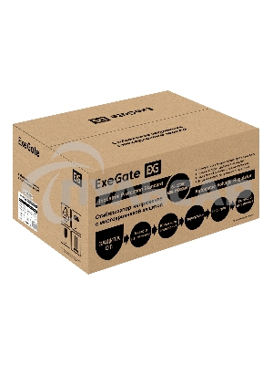 Стабилизатор напряжения ExeGate Expert Turbo AST-15000 (15000ВА, вход 80-260В, цветной дисплей, выход 220В±8%, КПД 98%, 5 уровней защиты, задержка, усиленный метал. корпус, клем.колодка, RTL)