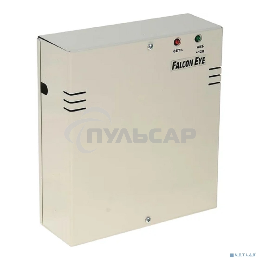 Бесперебойный блок питания Falcon Eye FE-1250 12В, 5А. Металлический корпус, U=12B, Iном=5А, Iмакс.=5,5А, Под: АКБ 7А/ч. 200х220х75.