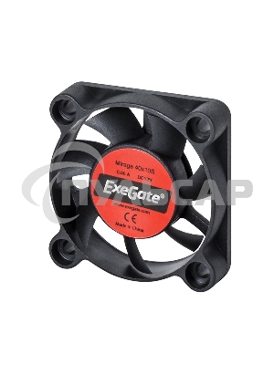 Вентилятор для корпуса ExeGate EX04010S3P черный, 40 мм, 5000 об/мин, 24 дБ, 3 pin