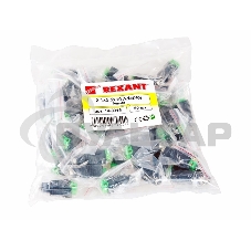 Разъем питания гнездо 2.1х5.5 с клеммной колодкой Rexant