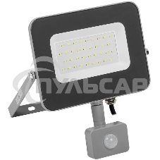 Прожектор Iek LPDO702-30-K03 СДО 07-30Д светодиодный серый с ДД IP44 IEK
