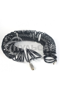 Шланг спиральный для пневмоинструмента PATRIOT PU 206x8мм полиамид быстросъем.