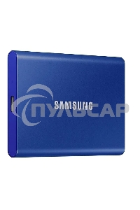 Внешний SSD Samsung T7, 1TB, USB 3.2 Gen 2 Type-C, R/W 1050/1000, синий