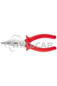 Длинногубцы Matrix Econom, 200 мм, прямые шлифованные, пластмассовые рукоятки