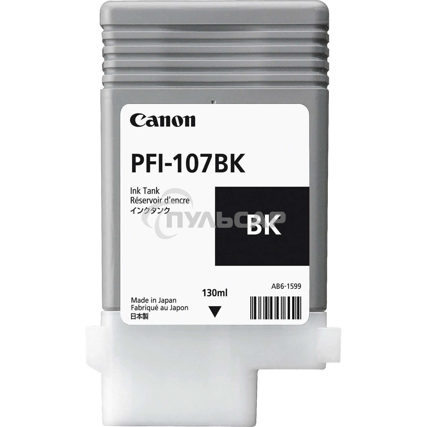 Картридж струйный Canon PFI-107BK (6705B001) черный (130 мл) для Canon iP F680/685/780/785