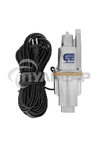 Вибрационный насос СИБРТЕХ СВН30025 верхний забор 300 Вт напор 75 м 1200 л/ч кабель 25 м 99303