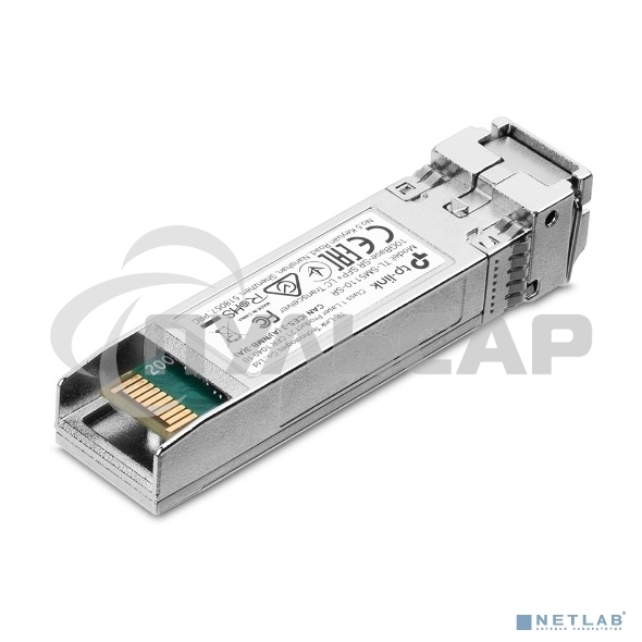 Трансивер TP-Link 10G SFP+ Module, LC connector, 50/125um or 62.5/125um Multi-mode, 850nm wavelength, distance up to 300m.