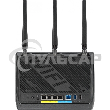 Маршрутизатор ASUS RT-BE86U, черный/красный, 90IG08W0-MO9A0V