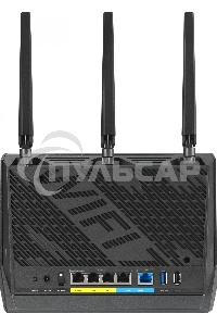 Маршрутизатор ASUS RT-BE86U, черный/красный, 90IG08W0-MO9A0V