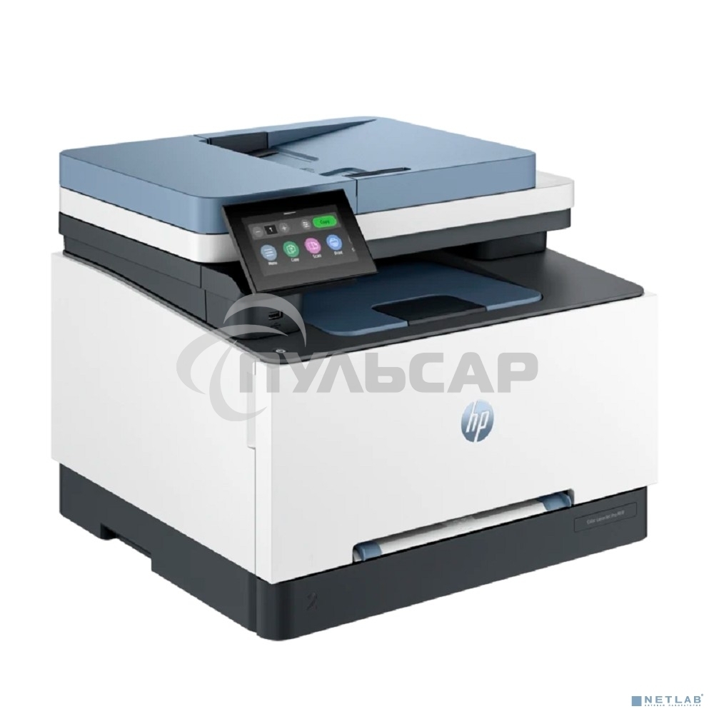 МФУ лазерный HP Color LaserJet Pro MFP 3303fdn, A4, цветной, печ. до 25 стр/мин., скан. до 19/8 стр/мин., 600х600 dpi (печ.), 1200x1200 dpi (скан.), USB, Ethernet (RJ-45)