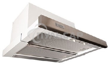 Вытяжка встраиваемая Gefest ВО 4501 К20 белый/серебристый, 50 см, 600 куб. м/ч, 77 дБ
