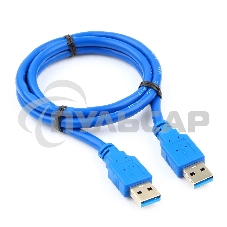 Кабель Gembird/Cablexpert Pro CCP-USB3-AMAM-1M, AM/AM, 1м, экран, синий