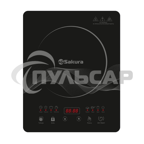 Плитка индукц SA-7156 1конф 6реж