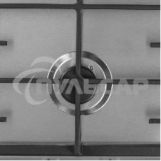 Газовая варочная панель LEX GVS 321 Inox 4000Вт 2 комфорки нерж.сталь