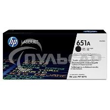 Картридж лазерный HP CE340A 651A черный для LaserJet 700 Color MFP 775 13500стр.