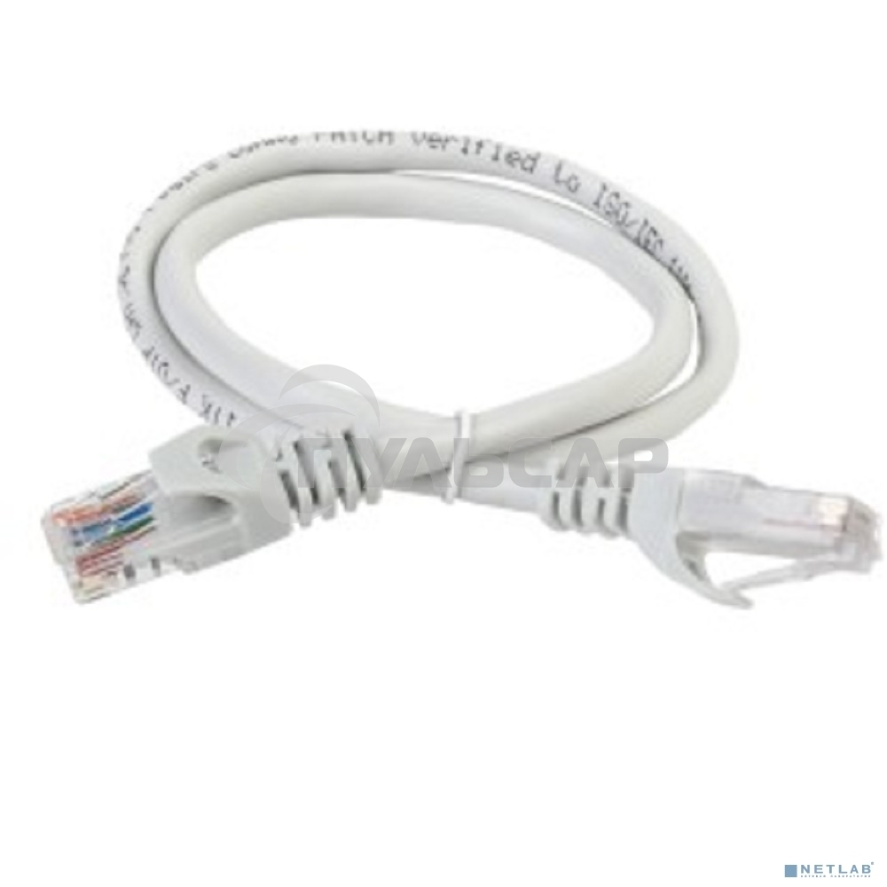 Коммутационный шнур ITK (патч-корд), кат.5Е UTP, 2м, серый Патч-корд, кат.5Е UTP, 2м, серый