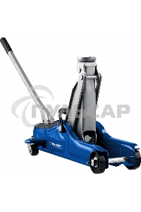 Домкрат ЗУБР 43056-2-Kгидравлический подкатной t35 2т 85-330мм в кейсе профессионал