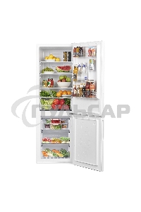 Холодильник Maunfeld MFF185NFW10 белый двухкамерный инвертор 240/100л морозилка снизу, No Frost