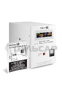 Стабилизатор напряжения ExeGate Expert Turbo AST-20000 (20000ВА, вход 80-260В, цветной дисплей, выход 220В±8%, КПД 98%, 5 уровней защиты, задержка, усиленный метал. корпус, клем.колодка, RTL)