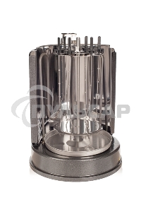 Шашлычница электрическая Kitfort KT-1404, 1400Вт серебристый