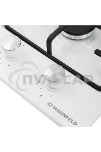 Газовая варочная панель Maunfeld EGHE.32.3EW/G Домино, • Тип: газовая 30см • Тип установки: независимая • Управление: фронтальное, переключатели поворотные • Нагревательный элемент: конфорка, 2шт • Мощность конфорок, Вт: 2600, 1700 • Материал исполнения: 