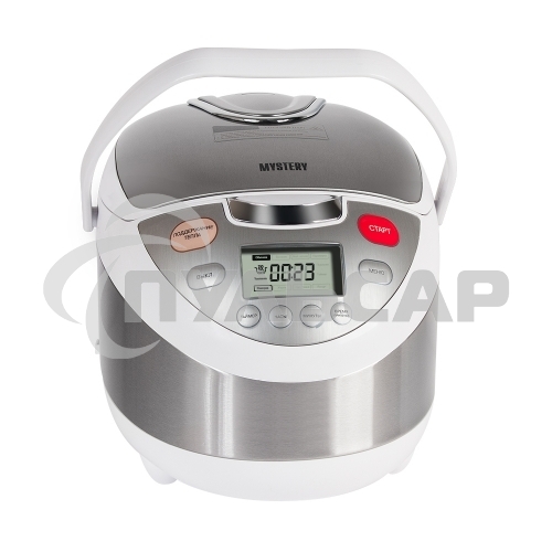 Мультиварка Mystery MCM-1010 5л 900Вт серебристый/белый