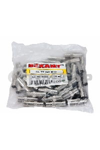 Разъем гнездо TV никель обжим Rexant