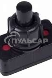 Выключатель-кнопка Rexant 250V 1А (2с) ON-OFF черный (для настольной лампы)