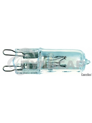 Лампа галогенная 60Вт капсула G9 2850К 240В прозр. Camelion 5555