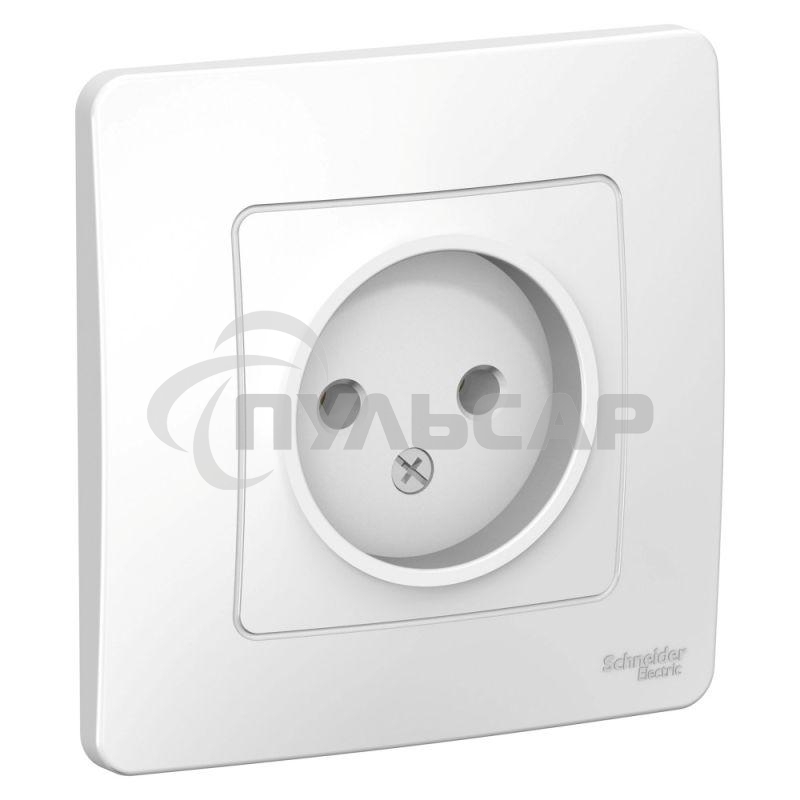 Розетка СП BLANCA 16А 250В без шторок без заземл. бел. SchE BLNRS000011
