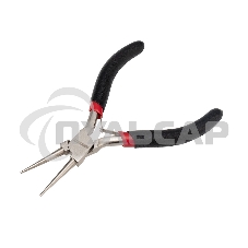 Круглогубцы Rexant Мини 120 мм никелированные, авторазжим, обливные рукоятки