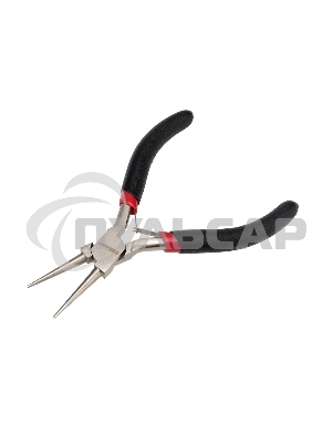 Круглогубцы Rexant Мини 120 мм никелированные, авторазжим, обливные рукоятки