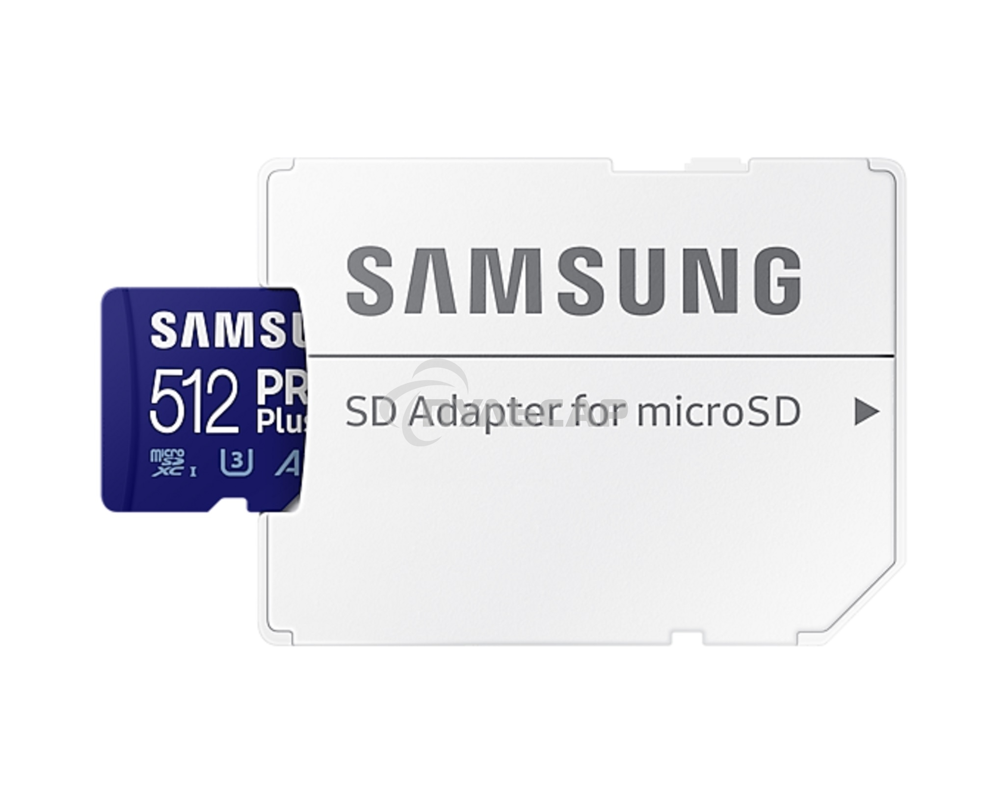 Флеш карта microSDXC 512Gb Samsung PRO Plus Class 10, A2, V30, UHS-I (U3), W 130 МБ/с, R 180 МБ/с, <MB-MD512SA/EU> адаптер на SD