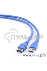 Кабель Gembird PRO CCP-USB3-AMAF-6, USB 3.0 кабель удлинительный 1.8м AM/AF позол. контакты, пакет
