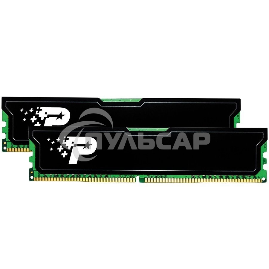 Оперативная память Patriot Signature, DDR4, 32Gb (2x16 Gb), 3200 MHz, CL22, DIMM