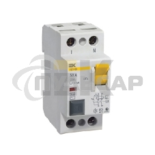 Выключатель дифференциального тока (УЗО) 2п 40А 100мА тип AC ВД1-63 ИЭК MDV10-2-040-100