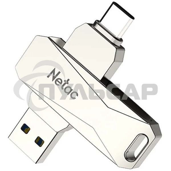 Флешка USB Netac U782C NT03U782C-032G-30PN dual USB 3.0+TypeC 32Gb, retail version