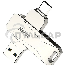 Флешка USB Netac U782C NT03U782C-032G-30PN dual USB 3.0+TypeC 32Gb, retail version