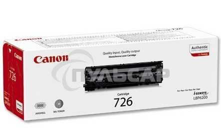 Картридж лазерный Canon Cartridge 726 (3483B002) черный (2100 стр.) для LBP6200d