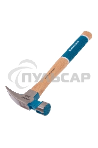 Молоток-гвоздодер, 680 г, угол 75, магнит, обрезиненная рукоятка AMERICAN HICKORY GROSS