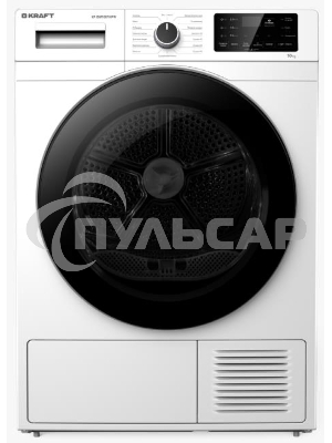 Сушильная машина Kraft KF-DM1001HPW белый, 10 кг, сушка - тепловой насос, программ - 15, 60 x 84 x 62 см