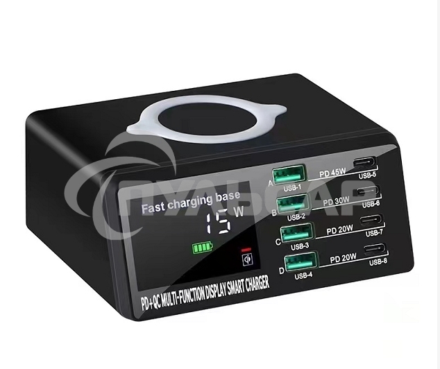 Зарядное устройство ICharge 8 Max для 9-ти телефонов/ноутбуков с индикацией потребления