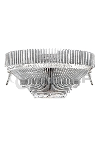 Кулер для процессора ExeGate EE90 серебристый, 90 мм, алюминий, 2200 об/мин, 22 дБ, 3 pin, 75 Вт, 45 мм