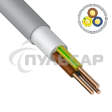 Кабель силовой медный NUM-J 3x2,5 мм² 100 м ГОСТ 31996-2012, ТУ 3520-015-38229892-2015
