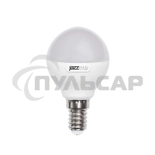 Лампа светодиодная PLED-SP-G45 7Вт шар 3000К тепл. белый E14 540лм 230В JazzWay 1027856-2