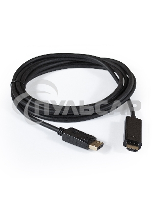 Кабель ExeGate EX284917RUS DisplayPort-HDMI ExeGate EX-CC-DP-HDMI-3.0 (20M/19M, 3м, экран)