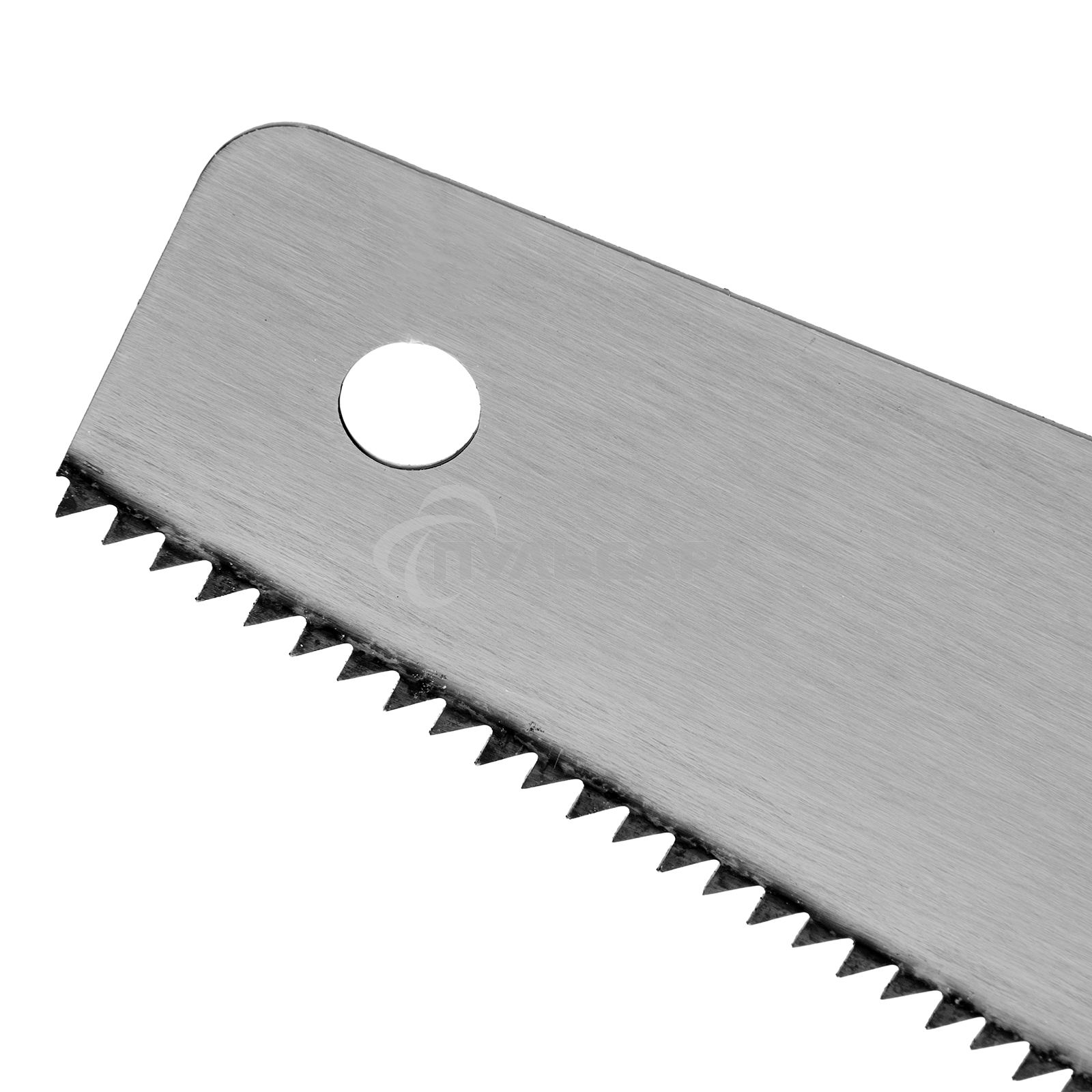 Ножовка по дереву Sparta 500 мм, 7-8 ТРI, каленый зуб, линейка, деревянная рукоятка